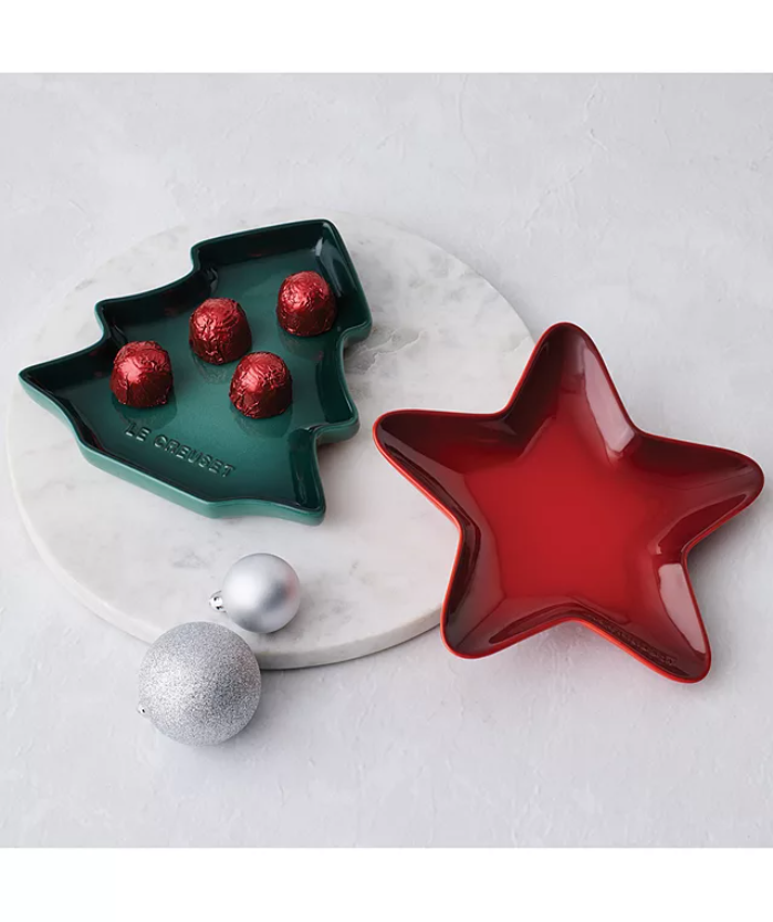 Тарелка обеденная Le Creuset Christmas 20 см (80246200600099) - фото 5