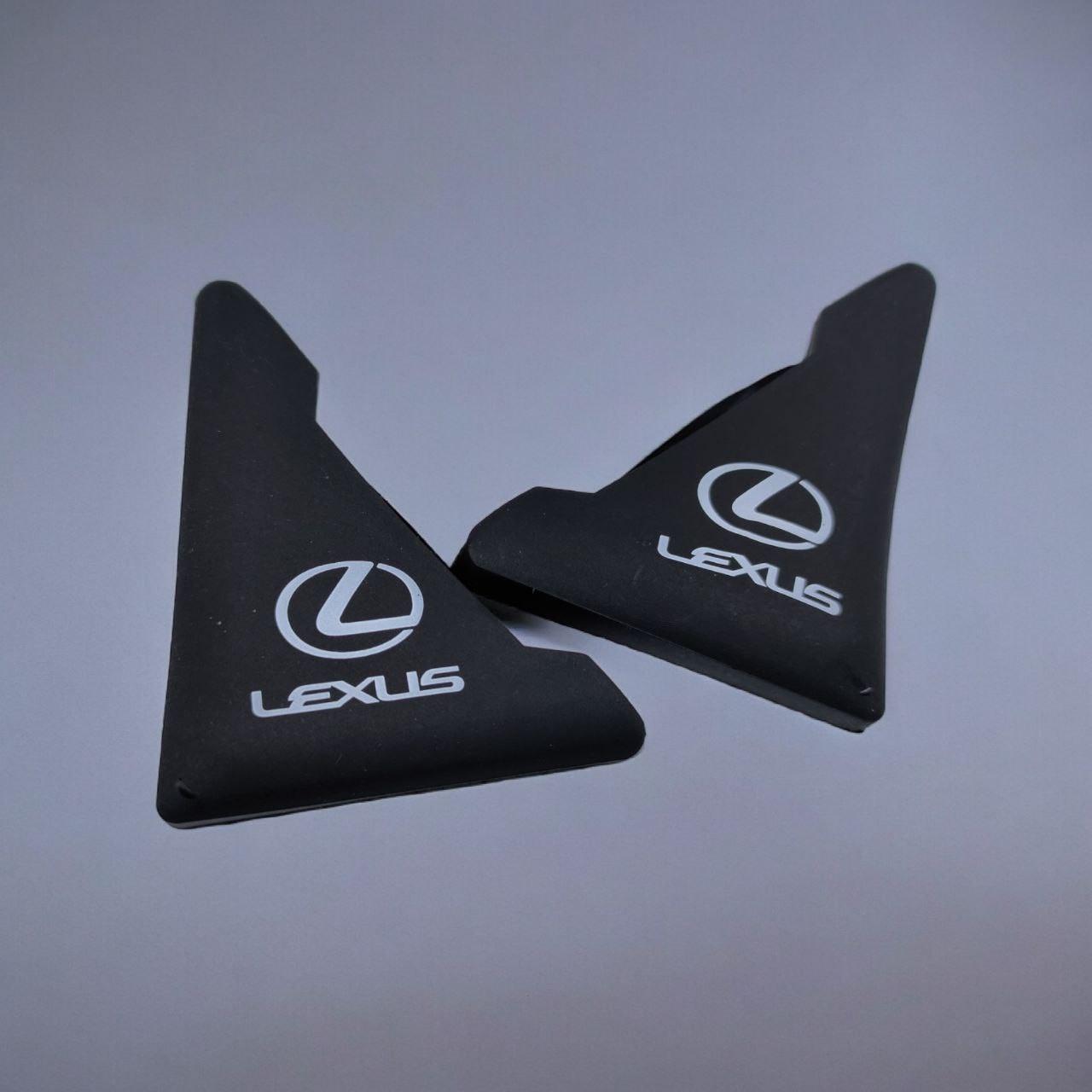 Уголки на двери автомобиля Lexus для защиты от сколов с трафаретной печатью (2230567502)