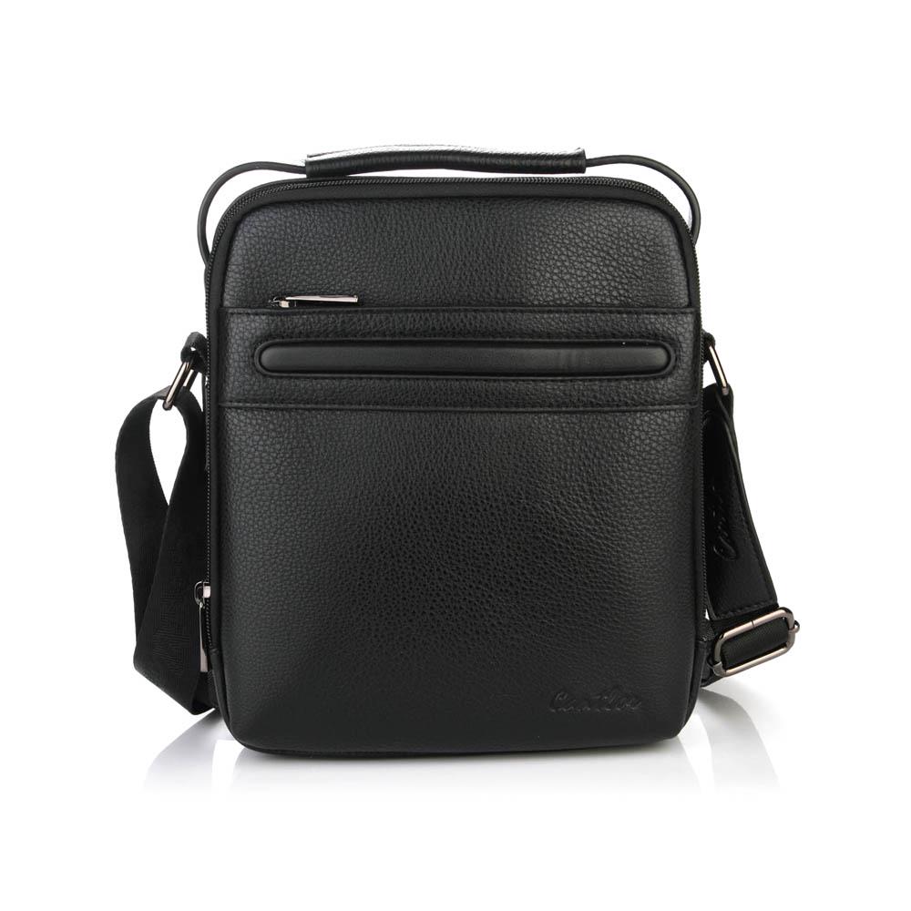 Сумка мужская Peterson 20х25х7 см Black (118586)