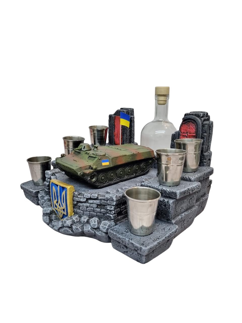 Статуэтка подставка для алкоголя Украинский тягач МТ-ЛБ №2 (1023) Статуэтка подставка для алкоголя Украинский тягач МТ-ЛБ №2 (1023)