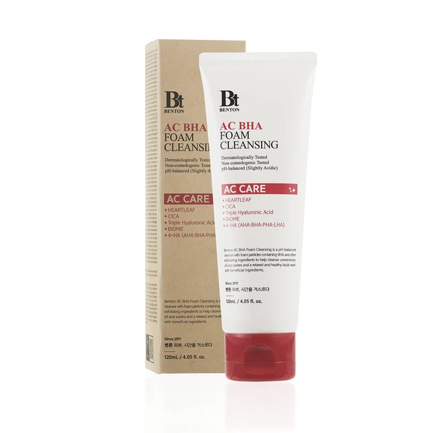 Гель-пенка с салициловой кислотой для умывания Benton AC BHA Foam Cleansing 120 мл (2665ac76-5030-11f1-a387-97b2551c41d7) Гель-пенка с салициловой кислотой для умывания Benton AC BHA Foam Cleansing 120 мл (2665ac76-5030-11f1-a387-97b2551c41d7)