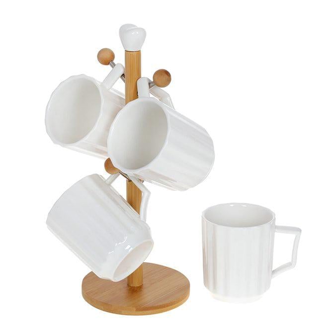 Набор фарфоровых чашек Flora Naturel 300 мл 4 шт. (32654)