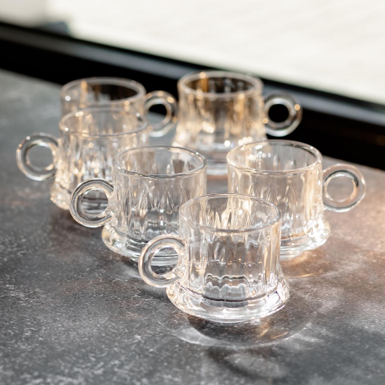 Набір для чаю та кави армуду скляні 6 шт. по 100 мл (HP-YH-7) - фото 2 Набір для чаю та кави армуду скляні 6 шт. по 100 мл (HP-YH-7) - фото 2