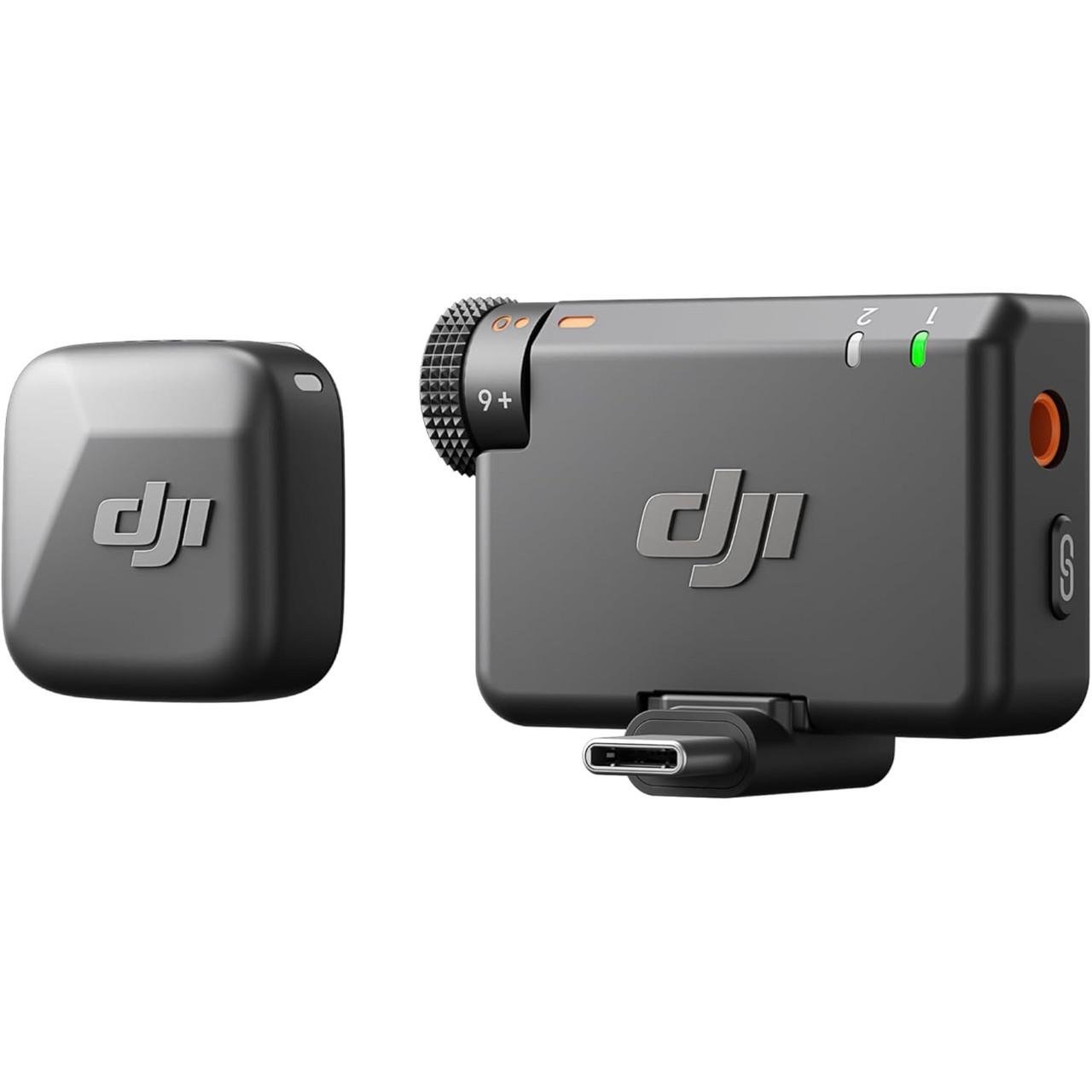Микрофон беспроводной DJI Mic Mini 1 TX+1 RX Type-C для iPhone Android Action 5 Pocket 3