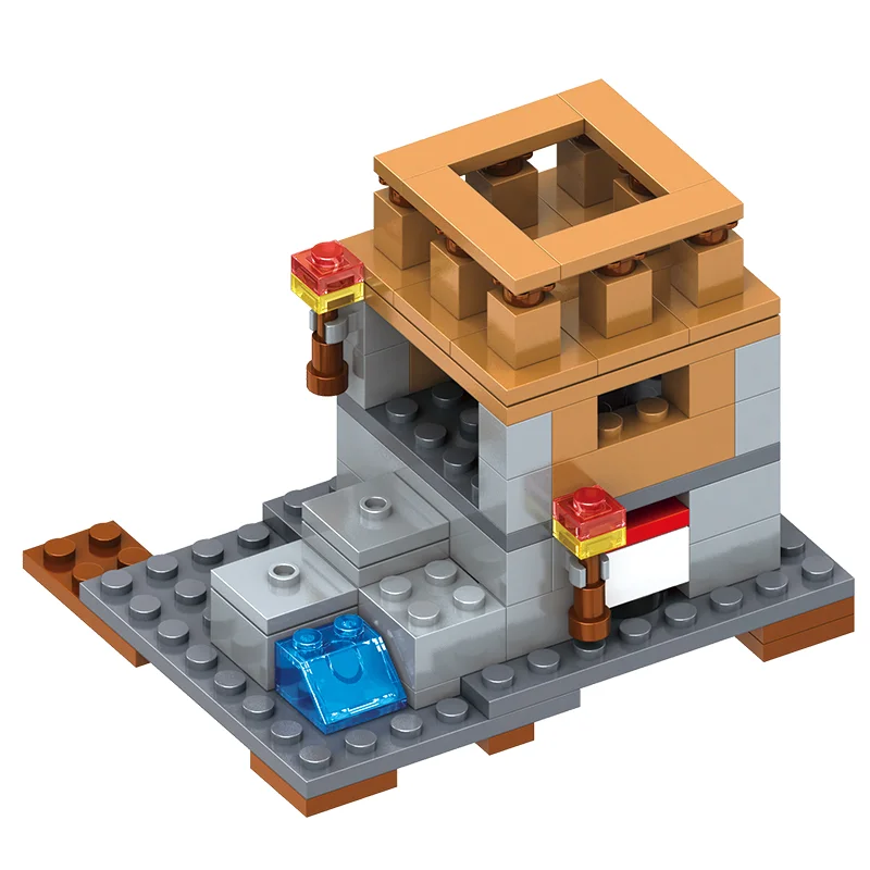 Конструктор Майнкрафт My World Селище з персонажами ферма з селянами та мобами 569 дет. - фото 11 Конструктор Майнкрафт My World Селище з персонажами ферма з селянами та мобами 569 дет. - фото 11