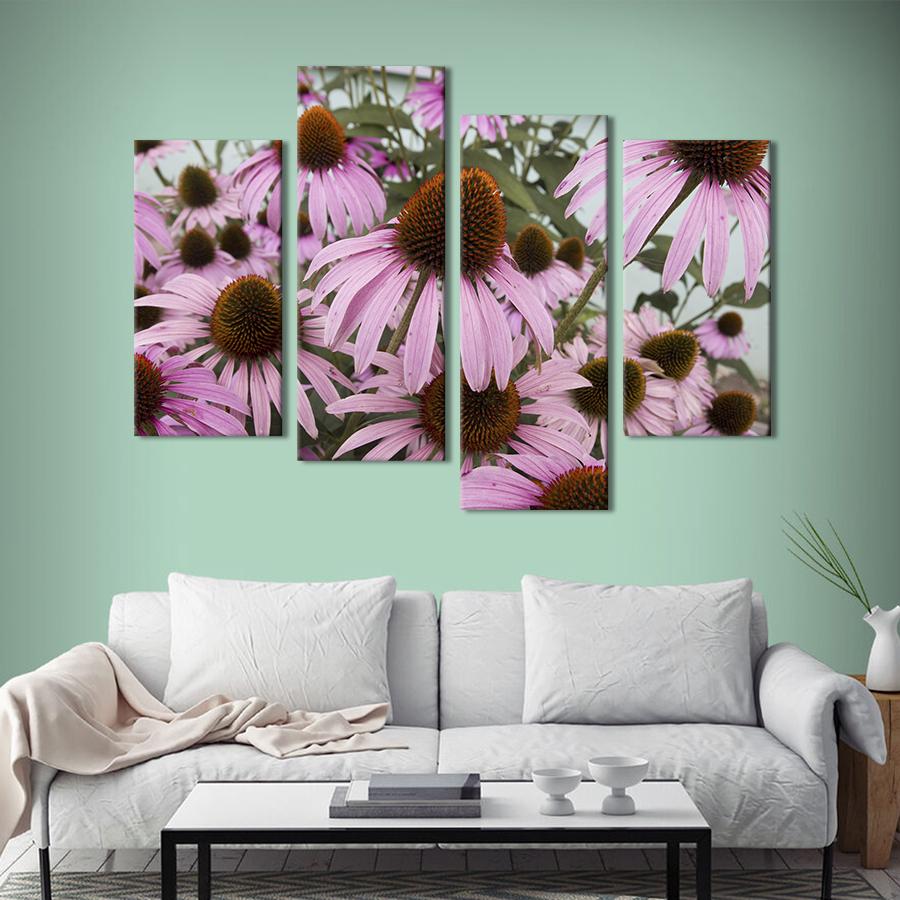 Картина на холсте Прекрасные цветы эхинацеи 149x106 см (898-42) Картина на холсте Прекрасные цветы эхинацеи 149x106 см (898-42)