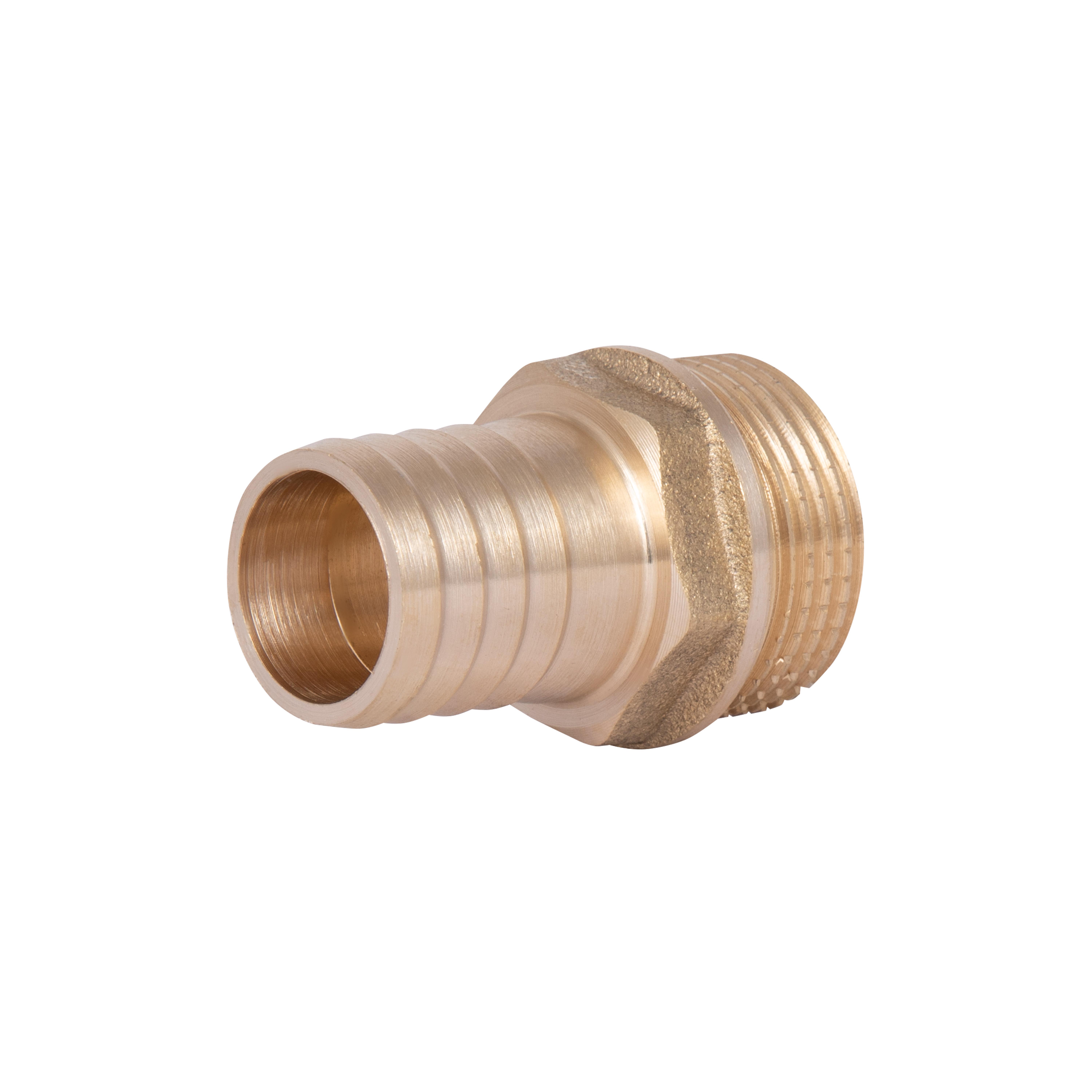 З'єднання-штуцер латунне Thermo Alliance Standart Ялинка під шланг 3/4" З х 20 Жовтий (SD4272020)