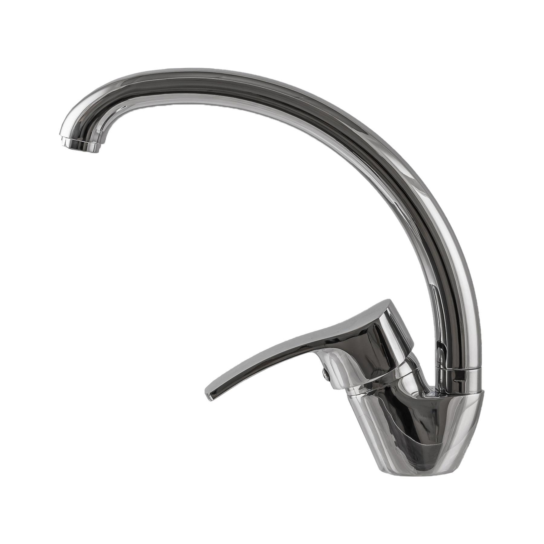 Смеситель для кухни Globus Lux QUEENSLAND GLQU-103S 000010060 однорычажный Хром (108377)