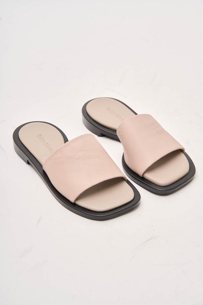 Шлепанцы женские Fabio Monelli р. 38 Бежевый (177227)