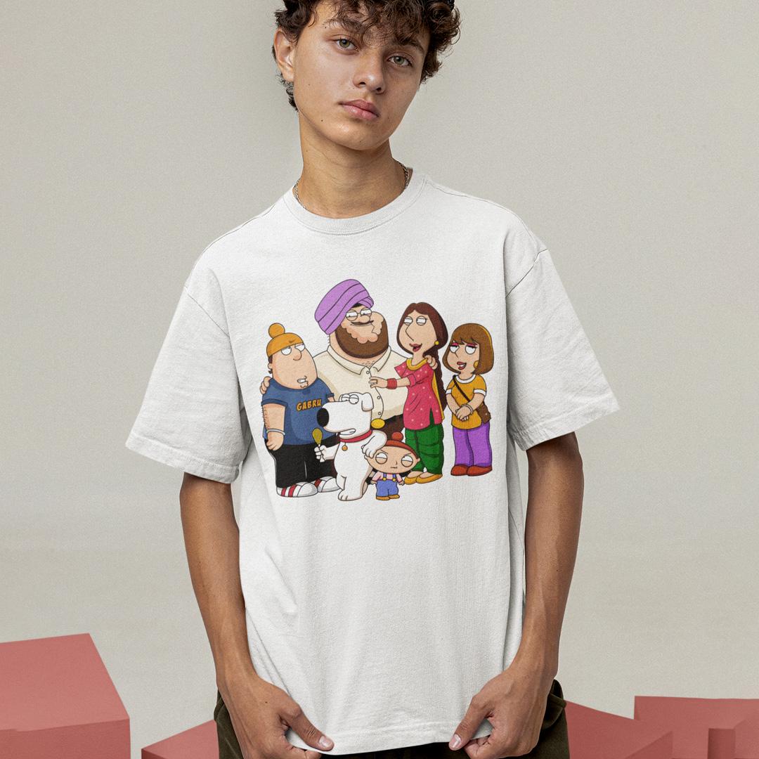 Футболка унисекс Family Guy Indian Vibes L Белый (00000009892)