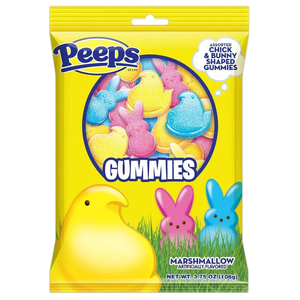Маршмеллоу Peeps Easter Gummies Candy Bag 106 г (2178946199)