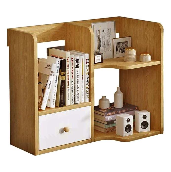 Полка-надстройка настольная из дерева Нектарис карри-зефир (АКД-00790320)