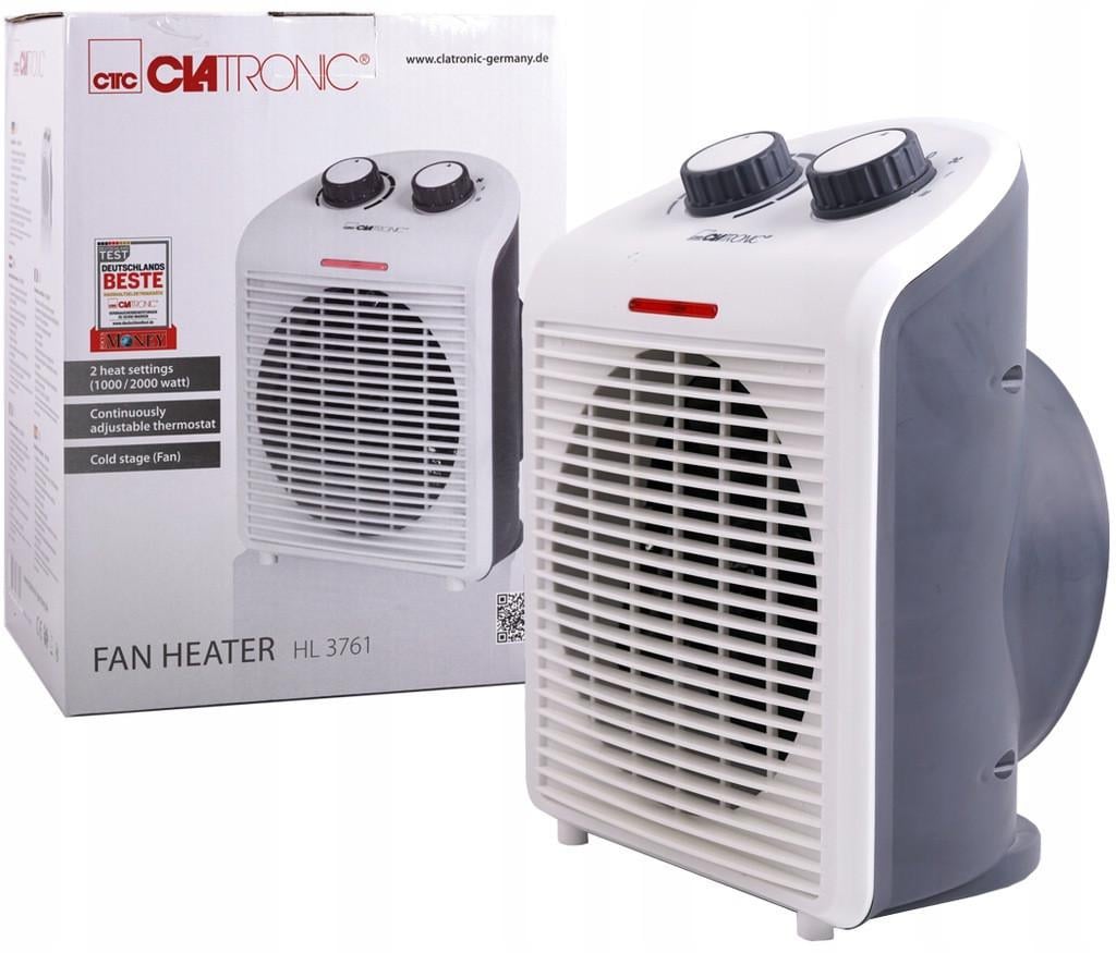Тепловентилятор Clatronic HL 3761 2000 Вт 2 режима нагрева/холодный обдув (2982695699)