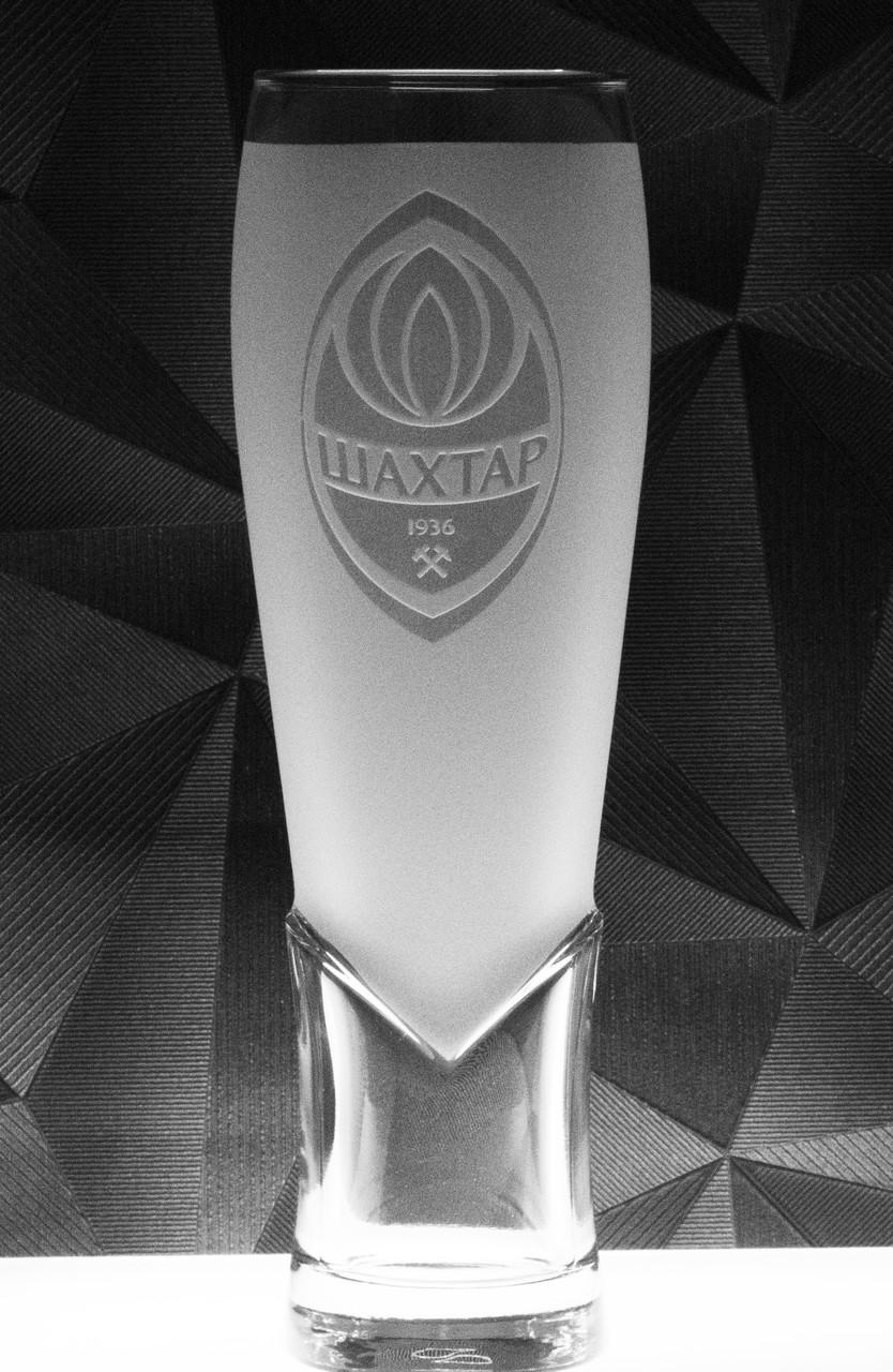 Подарунковий келих з гравіюванням лого ФК Шахтар матовий 440 мл (2380309326) - фото 1