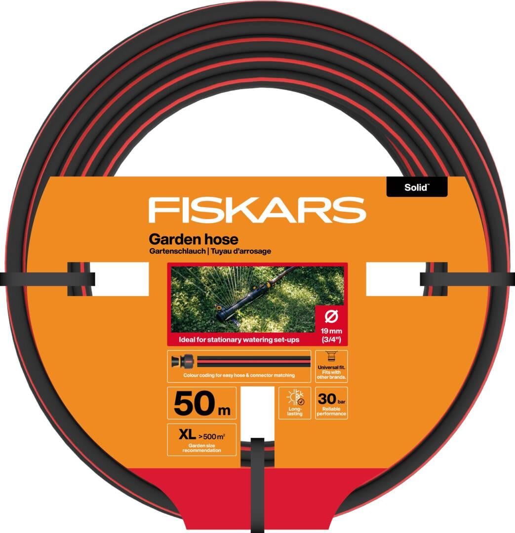 Шланг садовый Fiskars Solid 19 мм 3/4" 50 м (1076063)