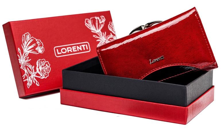 Кошелек женский кожаный LORENTI 55020-SHW-2819 Красный
