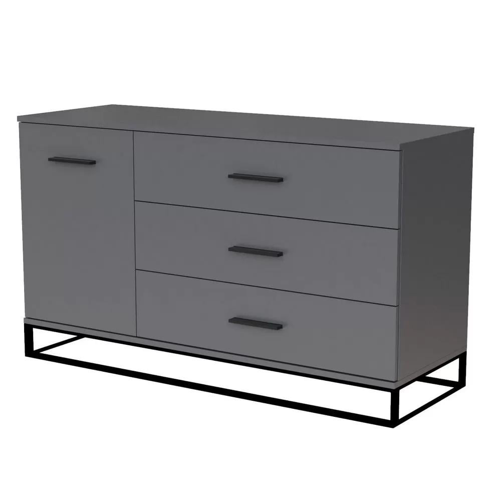 Комод ASCET 1200 ДСП Графитовый (321048)