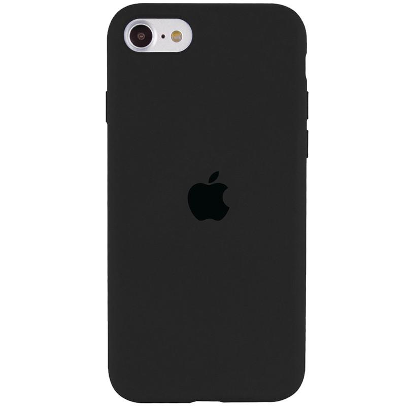 Противоударный Чехол Silicone Case Full Protective (AA) для Apple iPhone SE (2020) Серый / Dark Grey