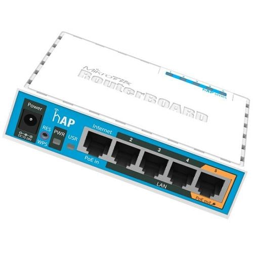 Маршрутизатор MikroTik hAP RB951Ui-2ND 100 Мбіт/с White (554754) - фото 2