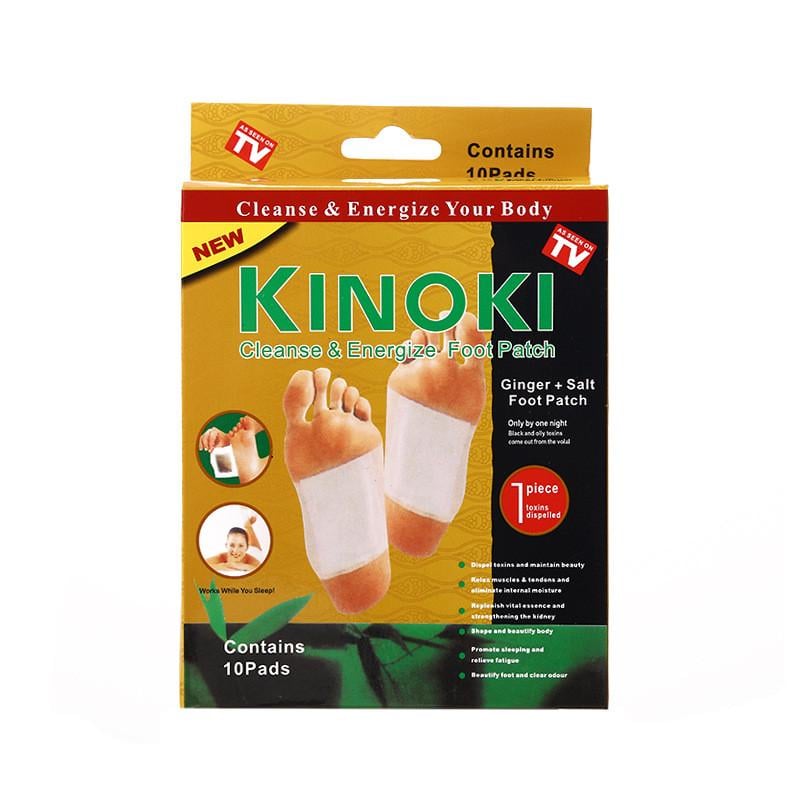 Пластир-детокс Gold для виведення токсинів Kiyome Kinoki для ступнів (М1090297)