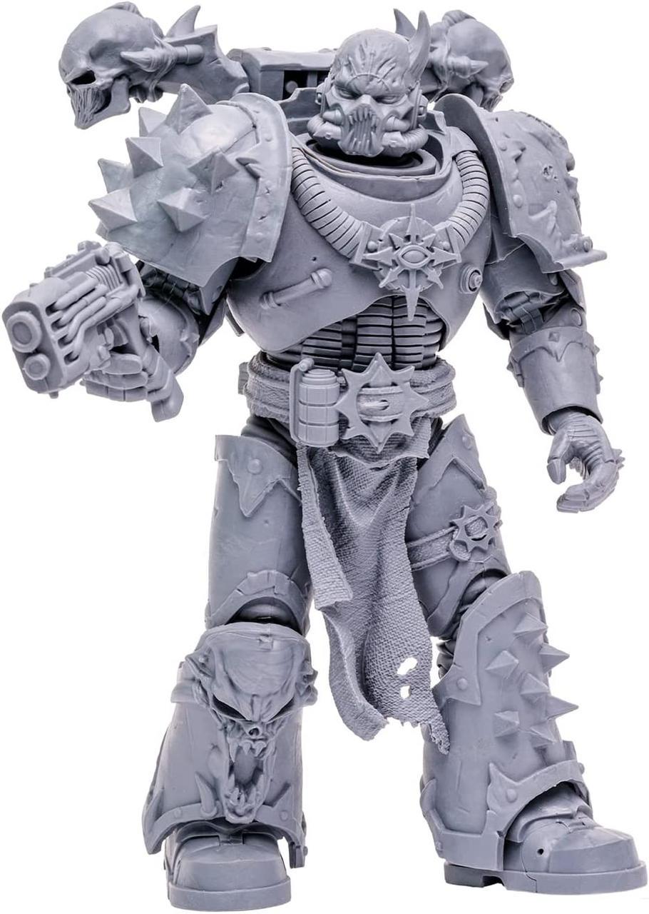 Колекційна фігурка McFarlane Warhammer Космічний Десантник Хаоса Сірий (TM10943)