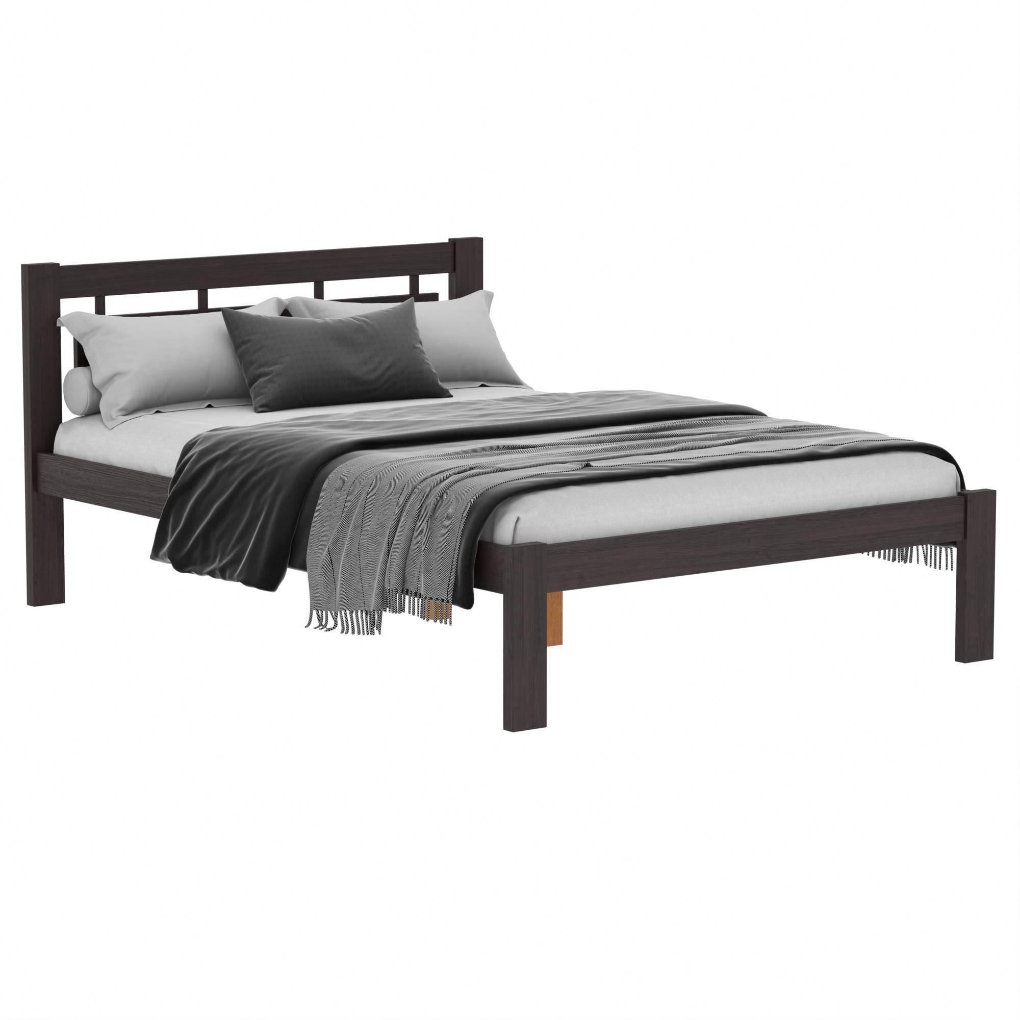 Ліжко Гонконг дерево полуторне 140х190 Венге (569589)