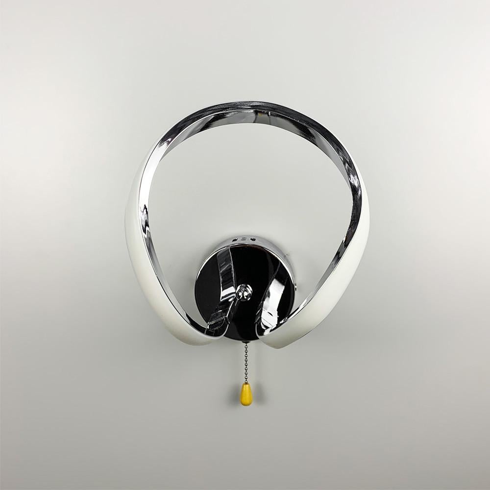 Бра светодиодное в металлическом корпусе Хром (9700/1 CH)