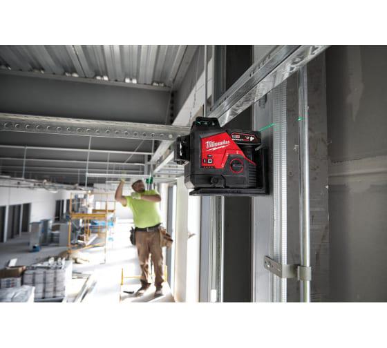 Аккумуляторный мультилинейный лазерный нивелир Milwaukee M12 3PL-0C (4933478103) - фото 3 Аккумуляторный мультилинейный лазерный нивелир Milwaukee M12 3PL-0C (4933478103) - фото 3