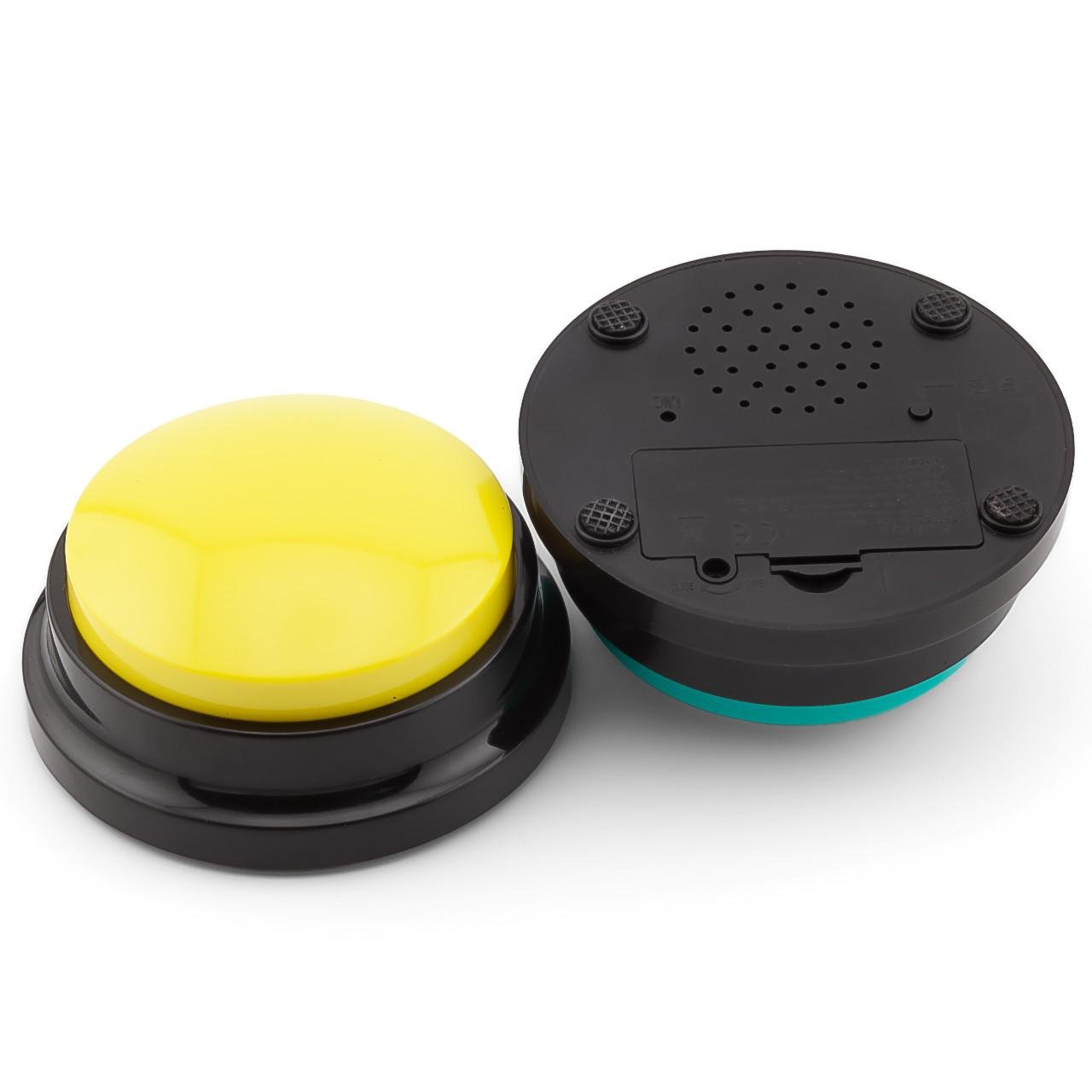 Кнопка голосовая интерактивная с функцией записи 9х4,5 см Желтый (ИК9045к04) - фото 3 Кнопка голосовая интерактивная с функцией записи 9х4,5 см Желтый (ИК9045к04) - фото 3