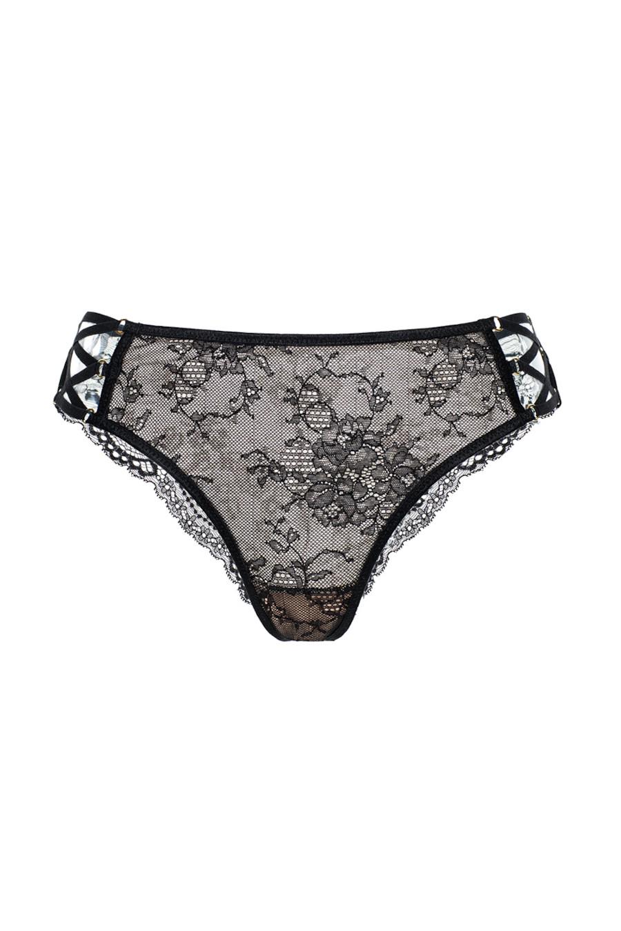 Трусики бразилиана Gracija Rim р. 1/XS Черный/Жареный миндаль (76785) Трусики бразилиана Gracija Rim р. 1/XS Черный/Жареный миндаль (76785)