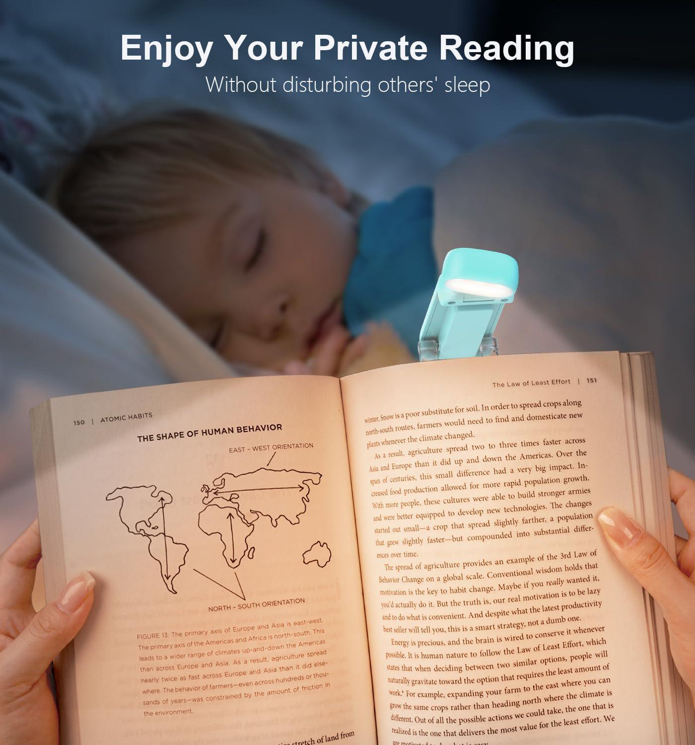 Настільна лампа для читання акумуляторна Gritin LED Book Light Blue 500 mAh до 80 годин роботи (G1313) - фото 8 Настільна лампа для читання акумуляторна Gritin LED Book Light Blue 500 mAh до 80 годин роботи (G1313) - фото 8