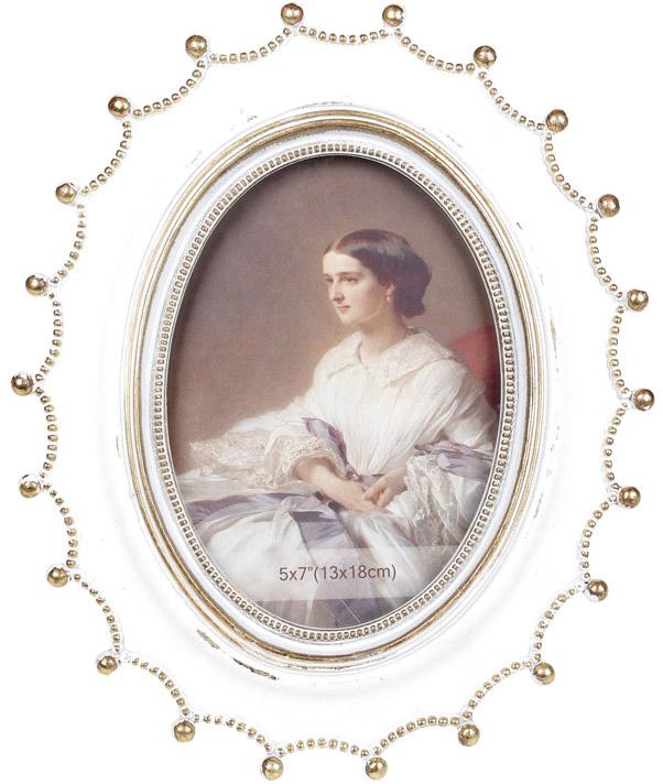 Фоторамка Tudor Raicio White для фото 12х17 см полистоун (BD-440-181)