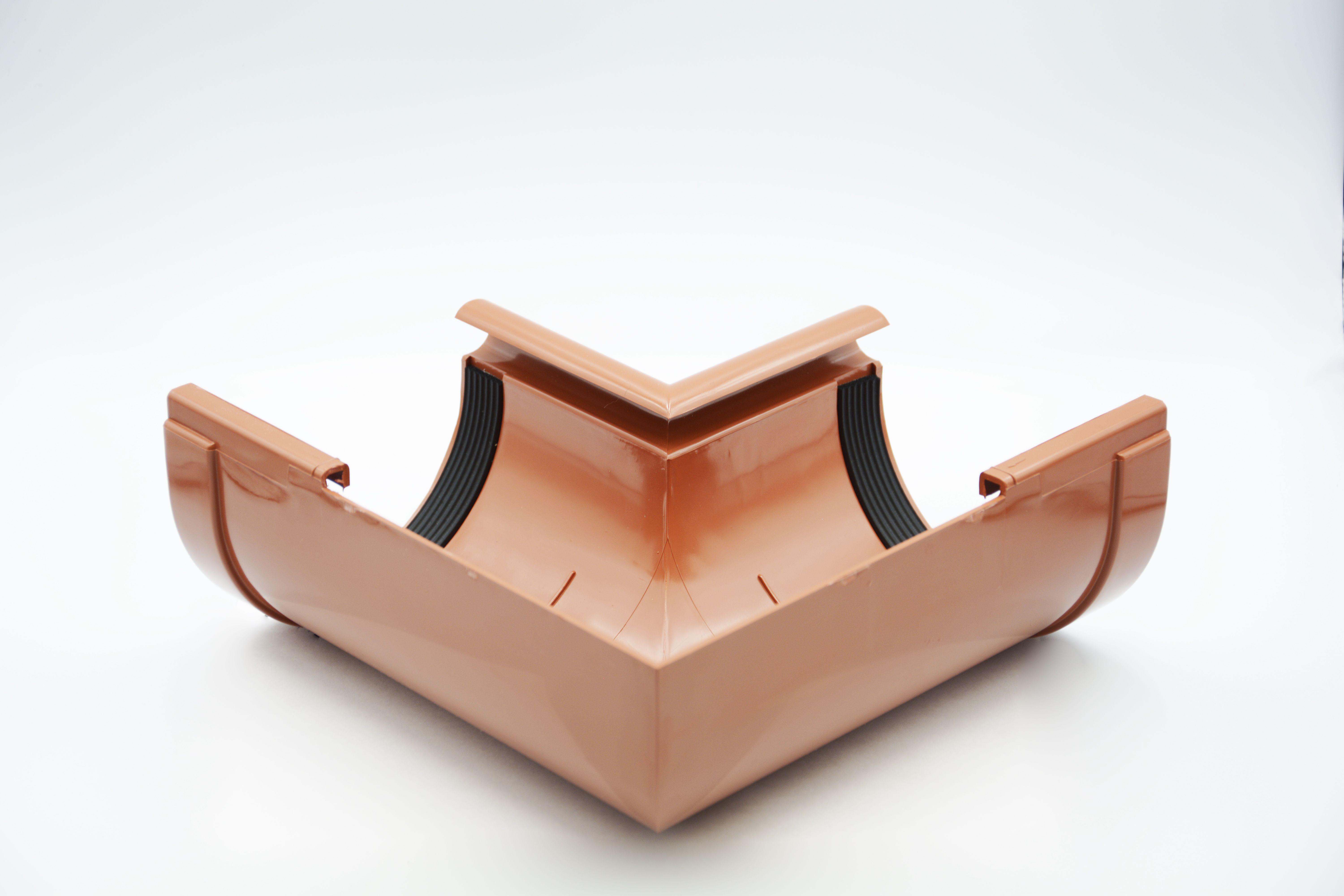 Кут ринви внутрішній RAINWAY 90° D 90 мм RAL 8004 Цегляний (10.090.10.006.RW) Кут ринви внутрішній RAINWAY 90° D 90 мм RAL 8004 Цегляний (10.090.10.006.RW)