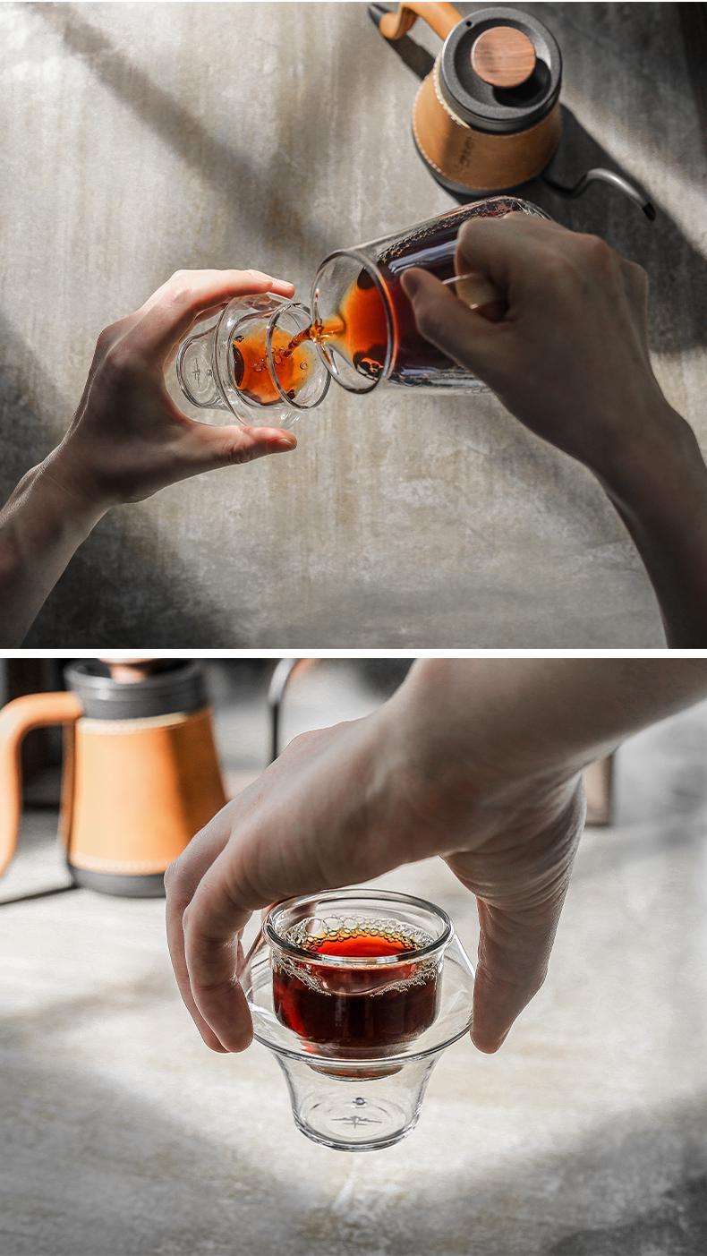 Стакан для эспрессо с двойным дном MHW-3BOMBER Nighten 60 мл (G5058) - фото 8