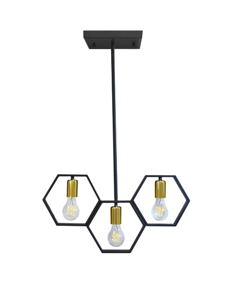 Люстра Polux 312549 Honey E27 3x10W IP20 (312549)