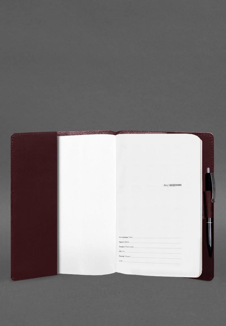 Блокнот шкіряний Софт-бук 9.3 Crazy Horse А5 Бордовий (A-028010) - фото 2 Блокнот шкіряний Софт-бук 9.3 Crazy Horse А5 Бордовий (A-028010) - фото 2