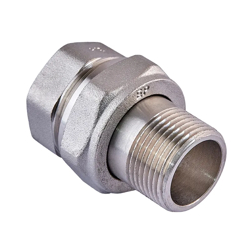 Сводка американка Europroduct EP.0421 3/4" прямой резьбовой из никелированной латуни (OL-EP6054)