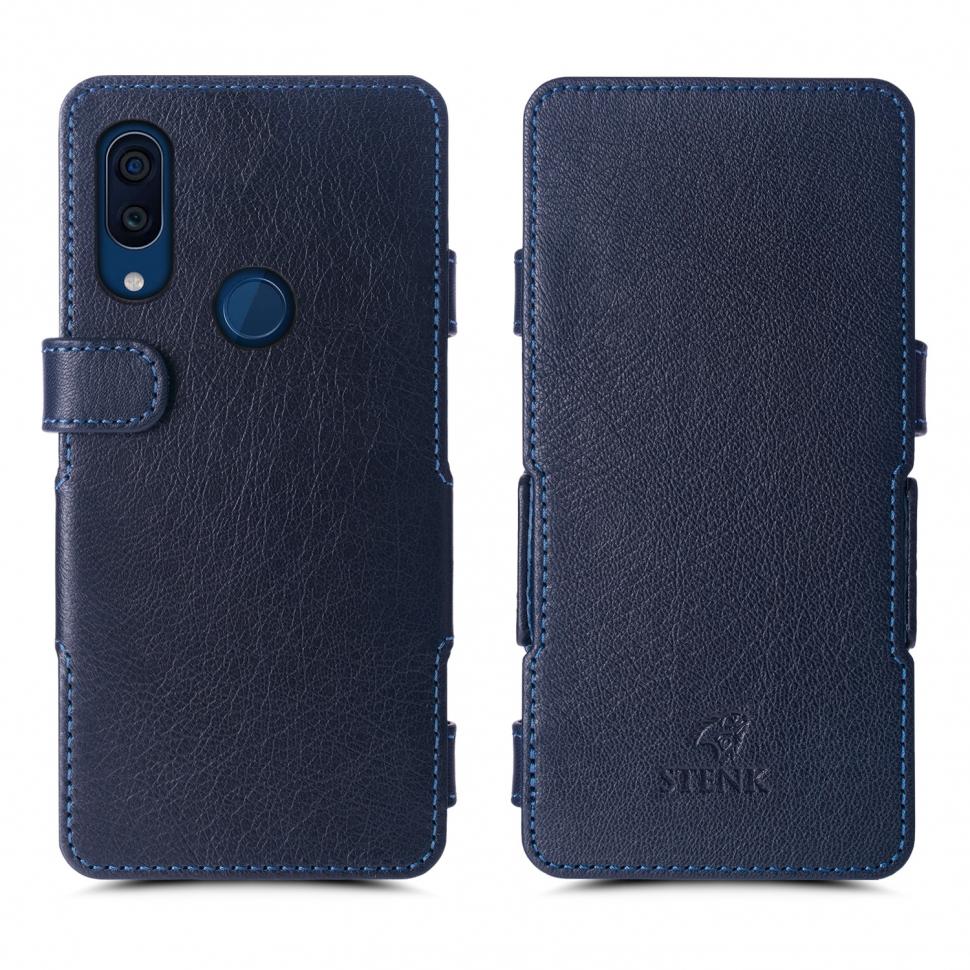 Чехол книжка Stenk Prime для ZTE Axon 9 Pro Синий (66521)