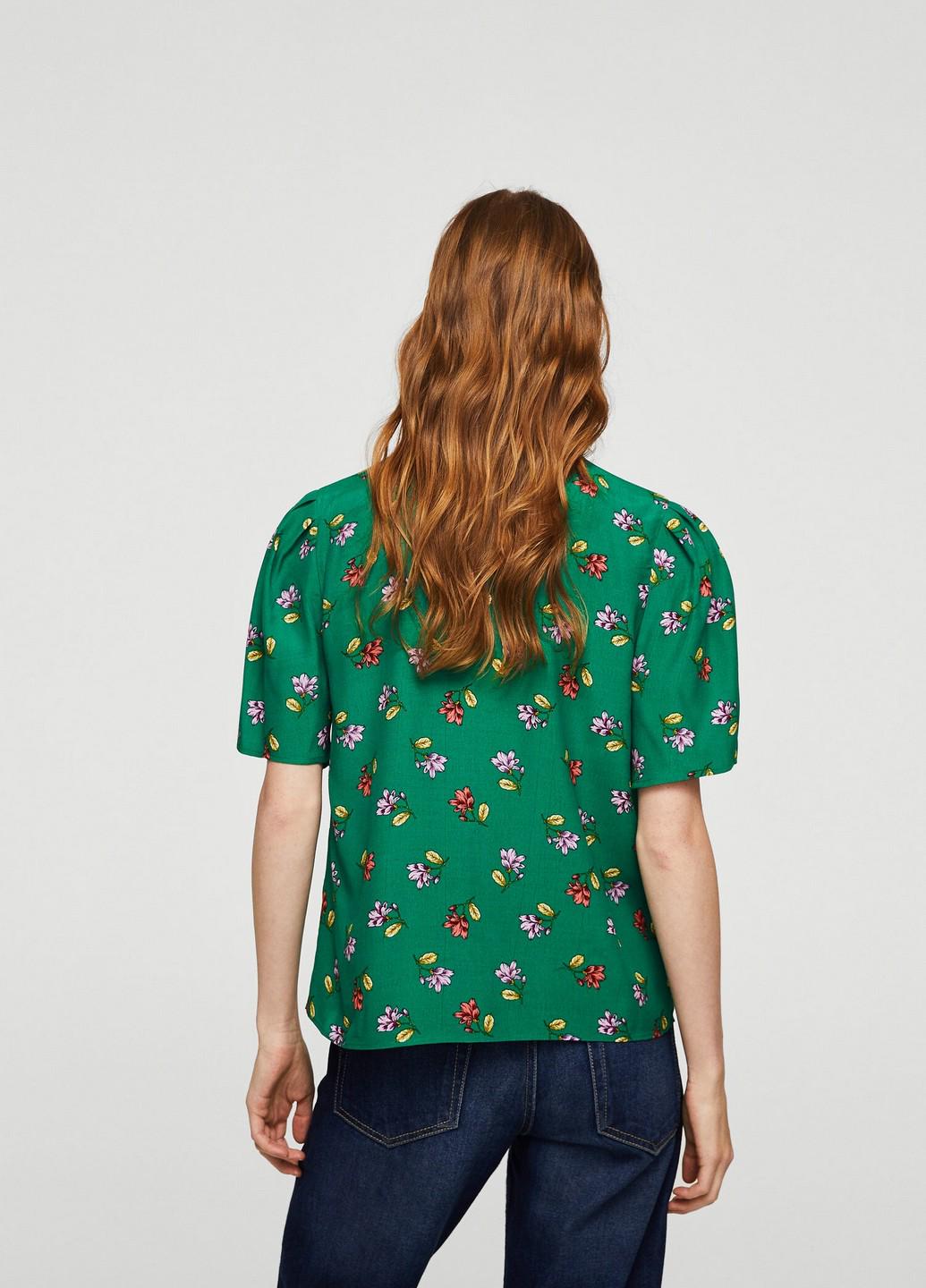 Блузка Mango L Зеленый (2000000837727) - фото 8 Блузка Mango L Зеленый (2000000837727) - фото 8