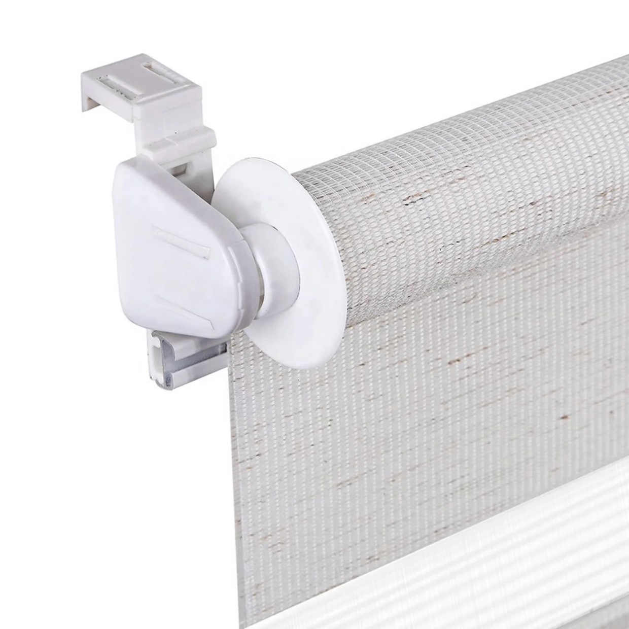 Ролета день-ночь TyulPan Лён 47,5x170 см Молочный - фото 5 Ролета день-ночь TyulPan Лён 47,5x170 см Молочный - фото 5