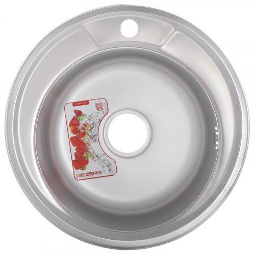 Мойка кухонная Zerix Z490-06-170P Polish (ZS0555)