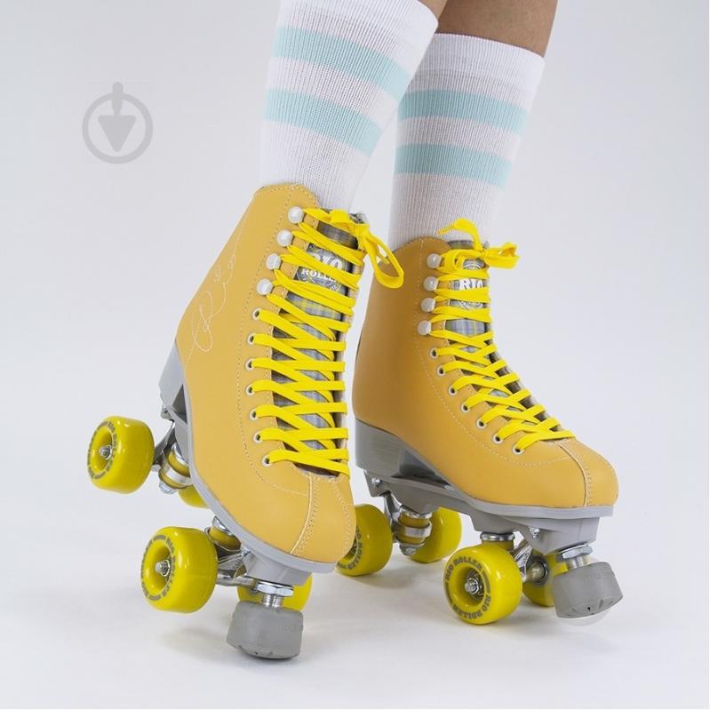 Дорослі роликові ковзани Rio Roller Signature 39.5 Yellow - фото 4