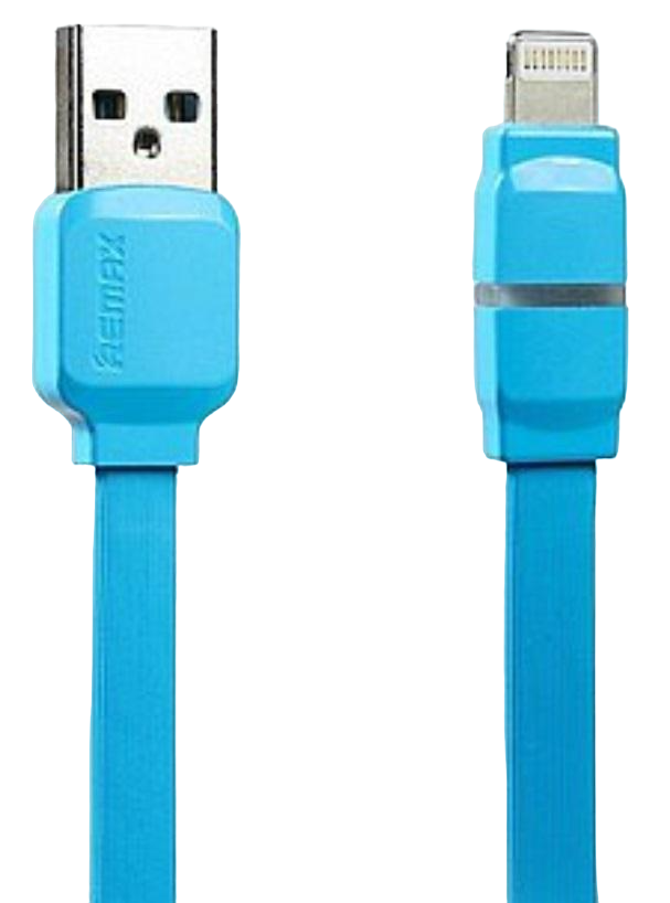 Кабель Remax RC-029i USB Lightning Breathe 1 м Синій (2000700000445)