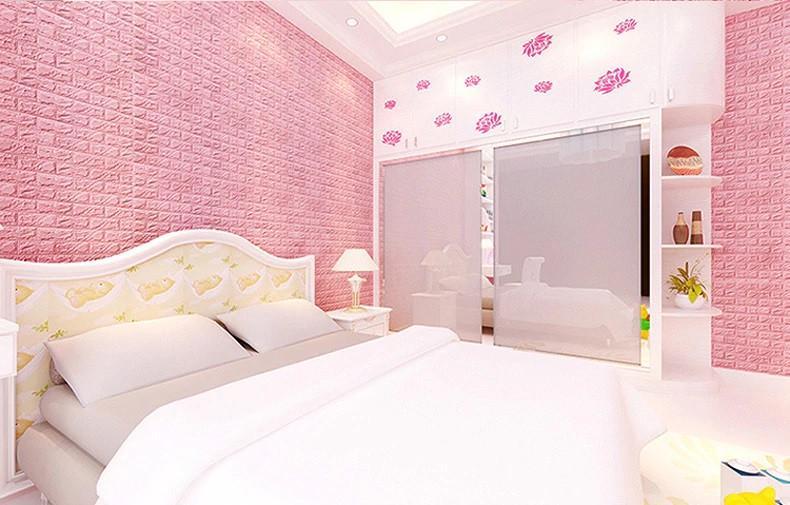 3D-панель декоративная самоклеящаяся под кирпич розовый 700x770x3 мм (BN3-020) - фото 6 3D-панель декоративная самоклеящаяся под кирпич розовый 700x770x3 мм (BN3-020) - фото 6