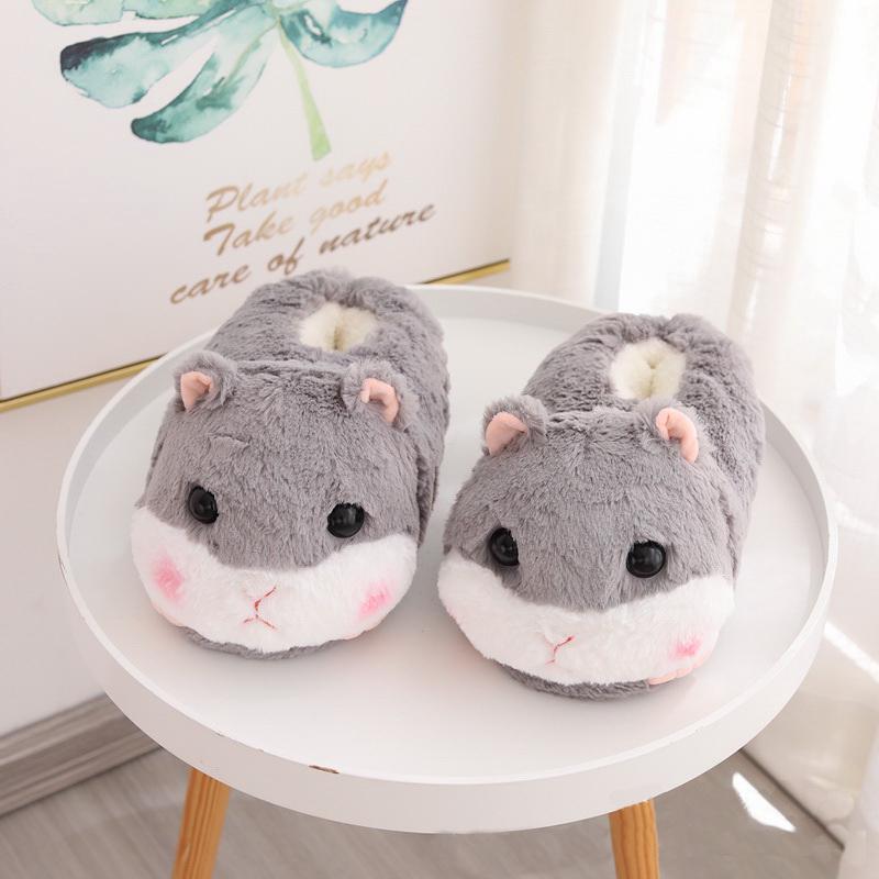 Тапочки плюшевые Хомяки р. 34-38 (6066)