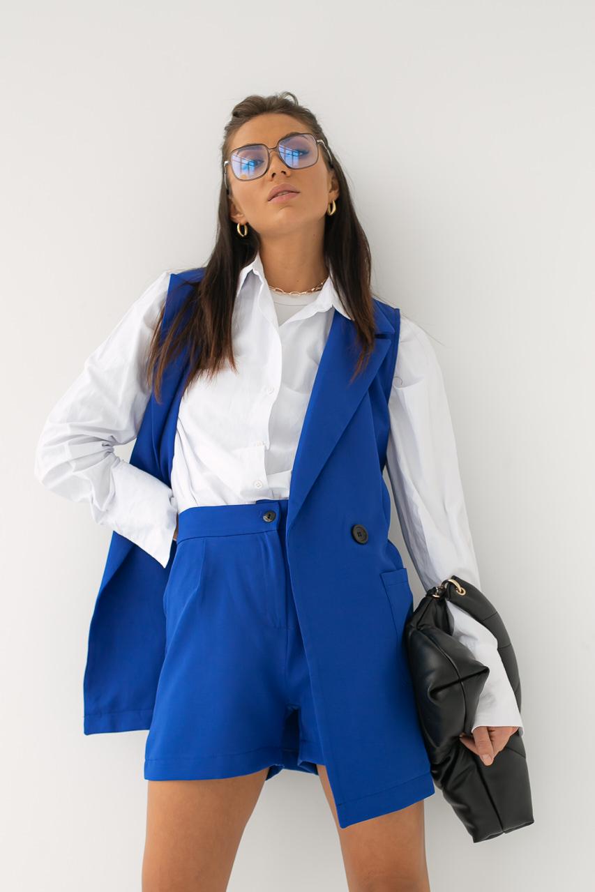 Костюм с жилетом и шортами Sobe L Синий (9528123)