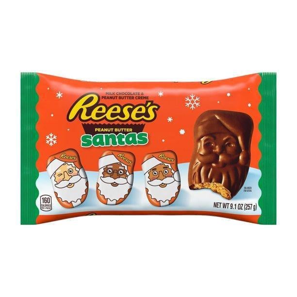 Цукерки новорічні Reese's Santas Candy Holiday 257 г (1526434935)