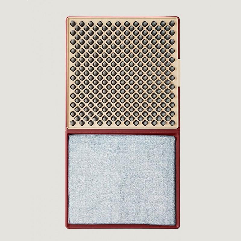 Коврик для дезинфекции и очистки обуви Rose двойной 44х120 см (8159)