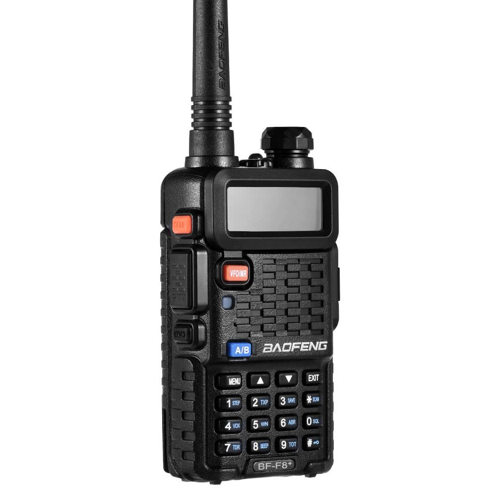 Рація з інверсійним екраном Baofeng VHF/UHF Mirkit 5 Вт 1800 мАг Чорний