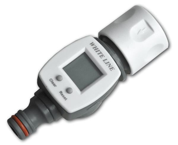 Счетчик воды Bradas Line с коннектором и ниппелем White (WL-3100)
